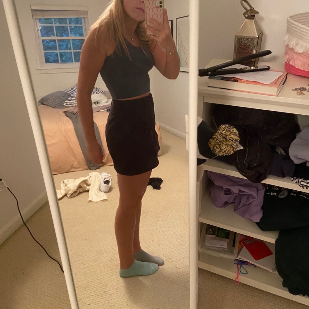 BLACK ZIPPER SKIRT PACSUN - Picture 2 of 4